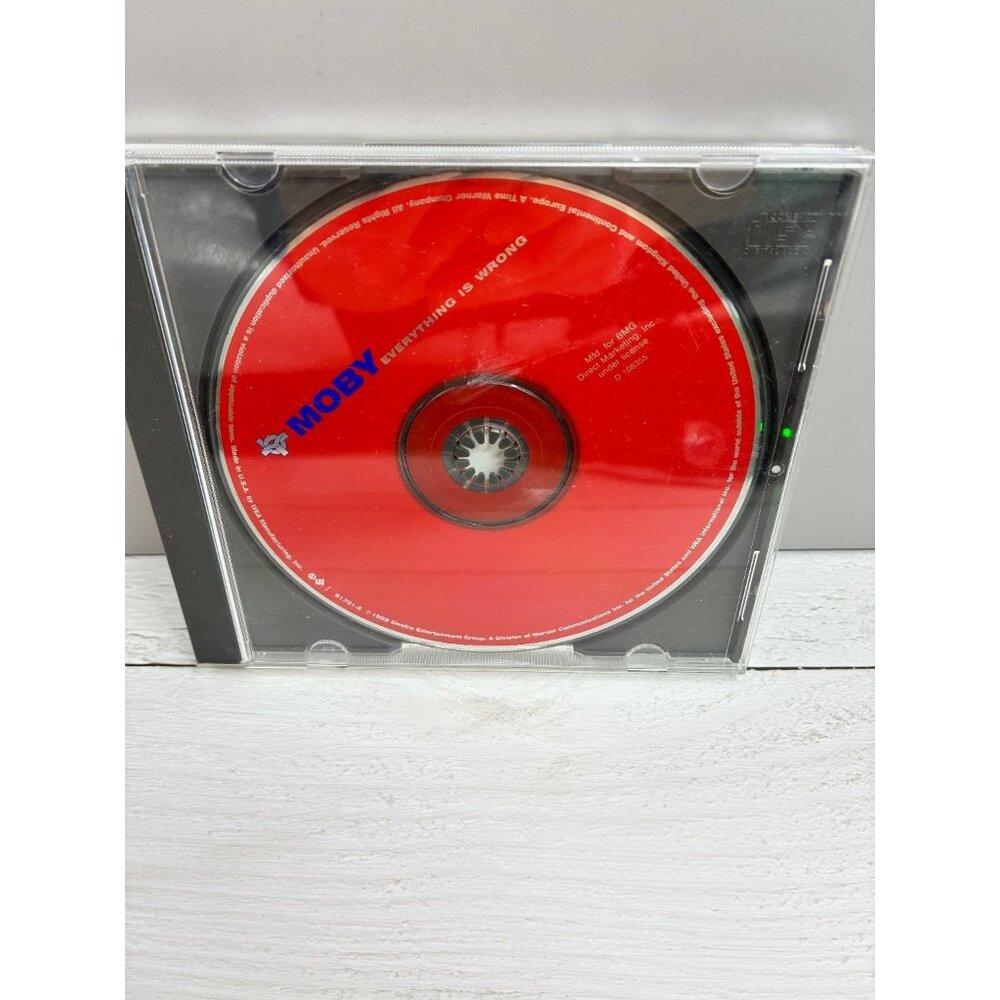 Moby Everything Is Wrong CD 1995 Elektra Electronic Dance